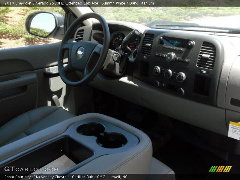 Summit White / Dark Titanium 2010 Chevrolet Silverado 2500HD Extended Cab 4x4