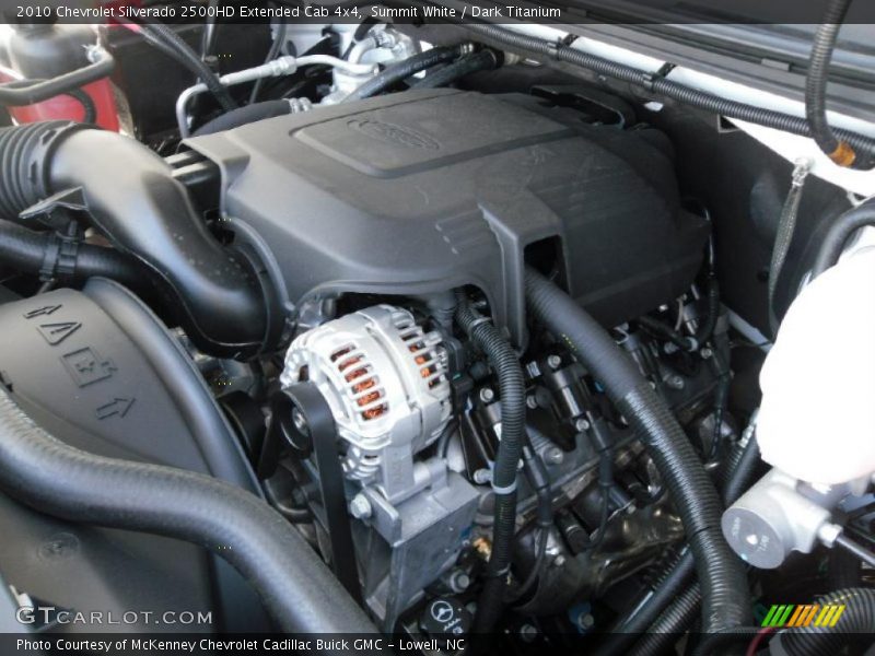 Summit White / Dark Titanium 2010 Chevrolet Silverado 2500HD Extended Cab 4x4
