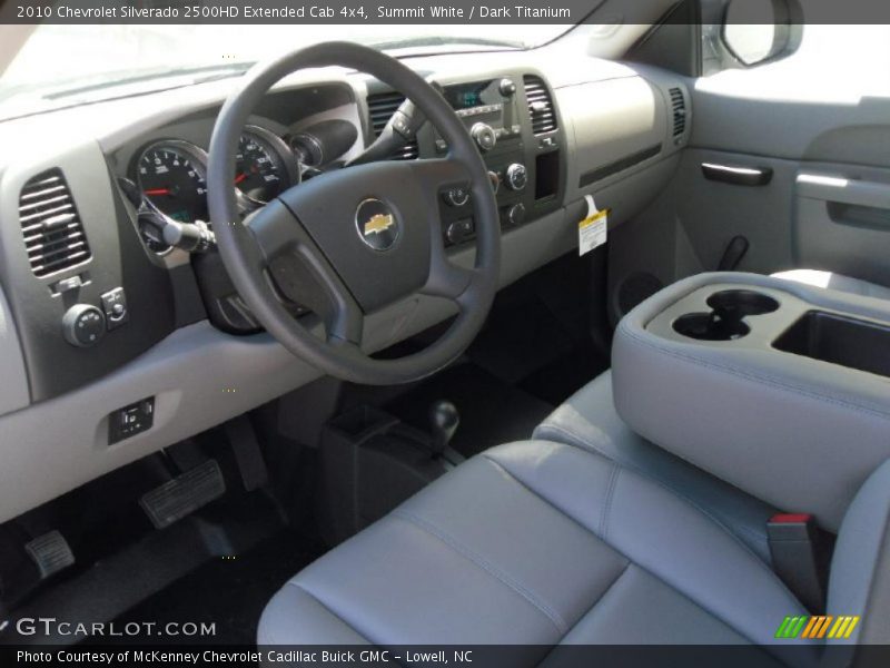 Summit White / Dark Titanium 2010 Chevrolet Silverado 2500HD Extended Cab 4x4