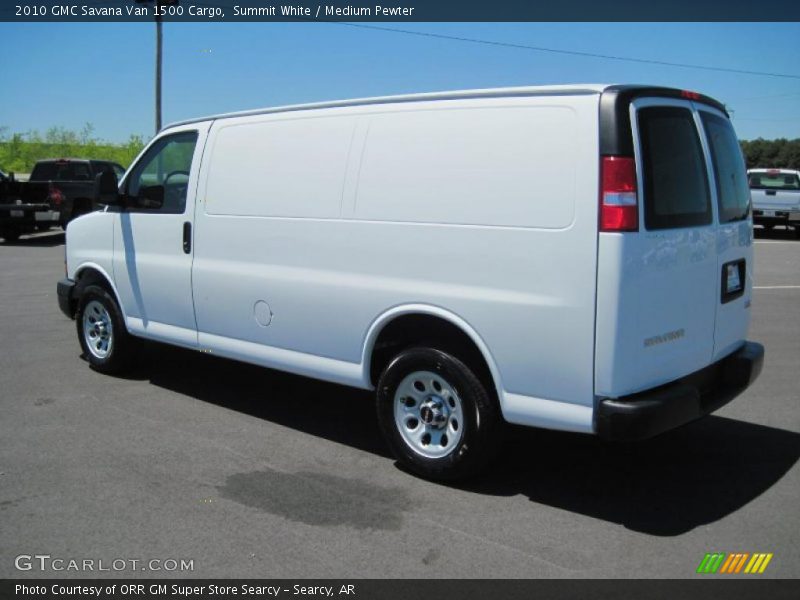 Summit White / Medium Pewter 2010 GMC Savana Van 1500 Cargo