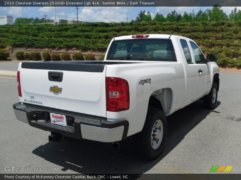 Summit White / Dark Titanium 2010 Chevrolet Silverado 2500HD Extended Cab 4x4