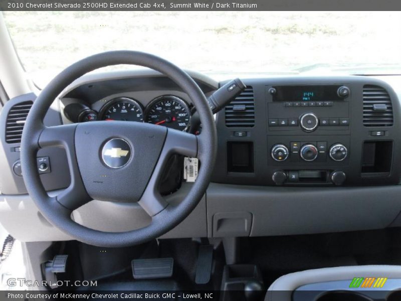 Summit White / Dark Titanium 2010 Chevrolet Silverado 2500HD Extended Cab 4x4