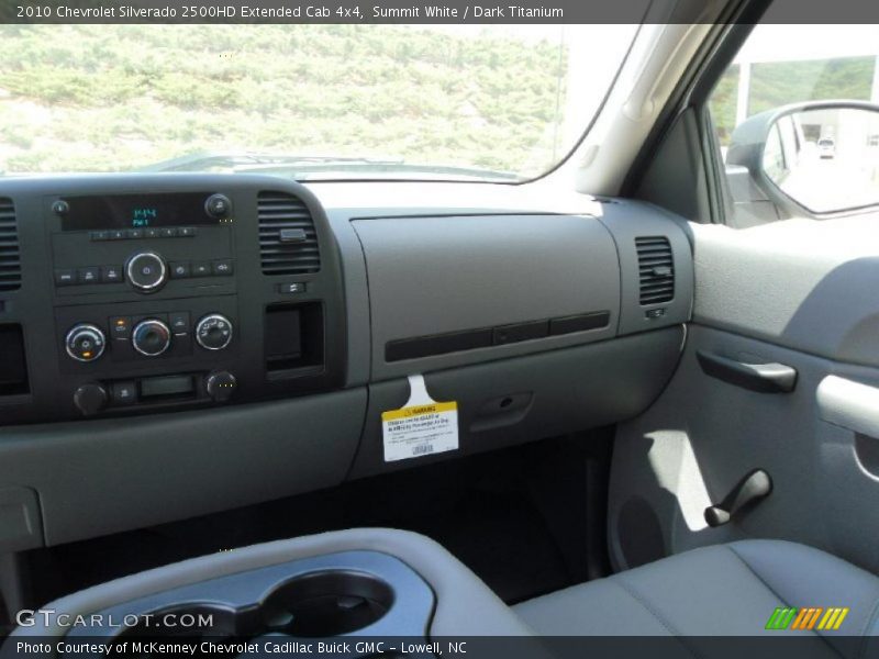 Summit White / Dark Titanium 2010 Chevrolet Silverado 2500HD Extended Cab 4x4