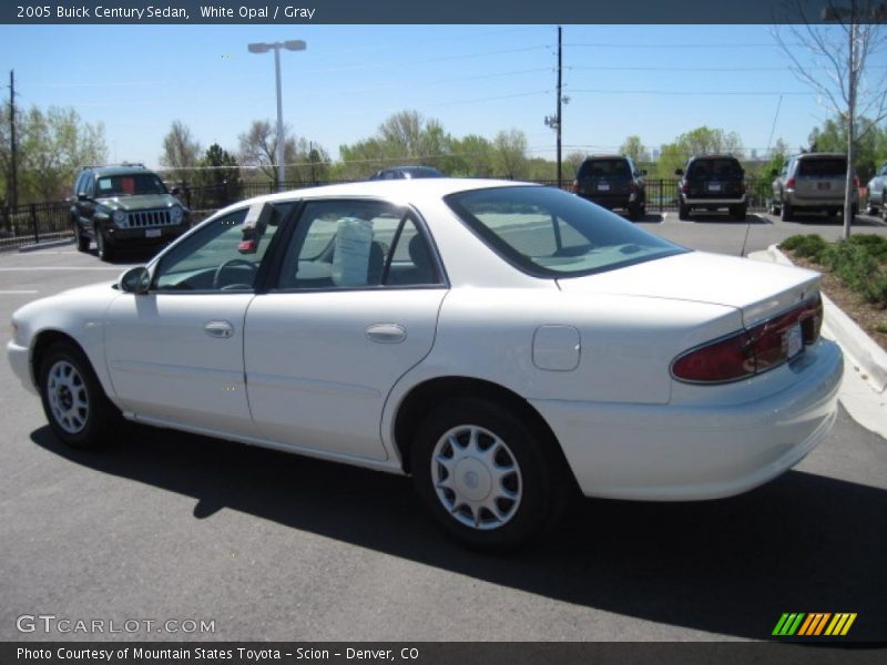 White Opal / Gray 2005 Buick Century Sedan