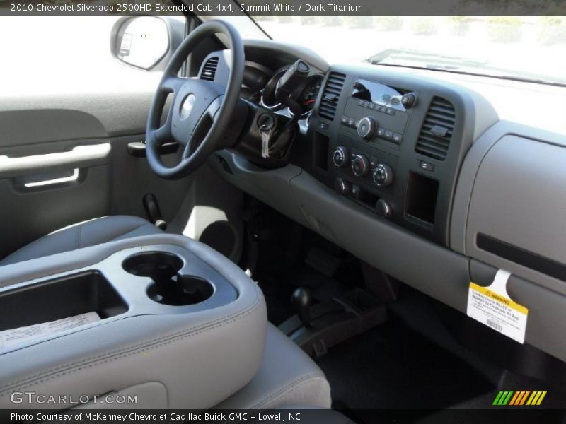 Summit White / Dark Titanium 2010 Chevrolet Silverado 2500HD Extended Cab 4x4