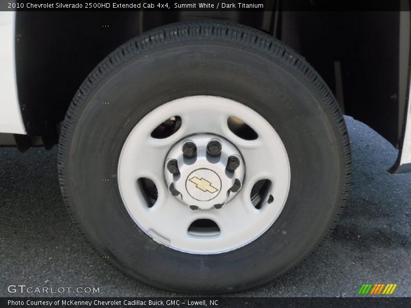 Summit White / Dark Titanium 2010 Chevrolet Silverado 2500HD Extended Cab 4x4