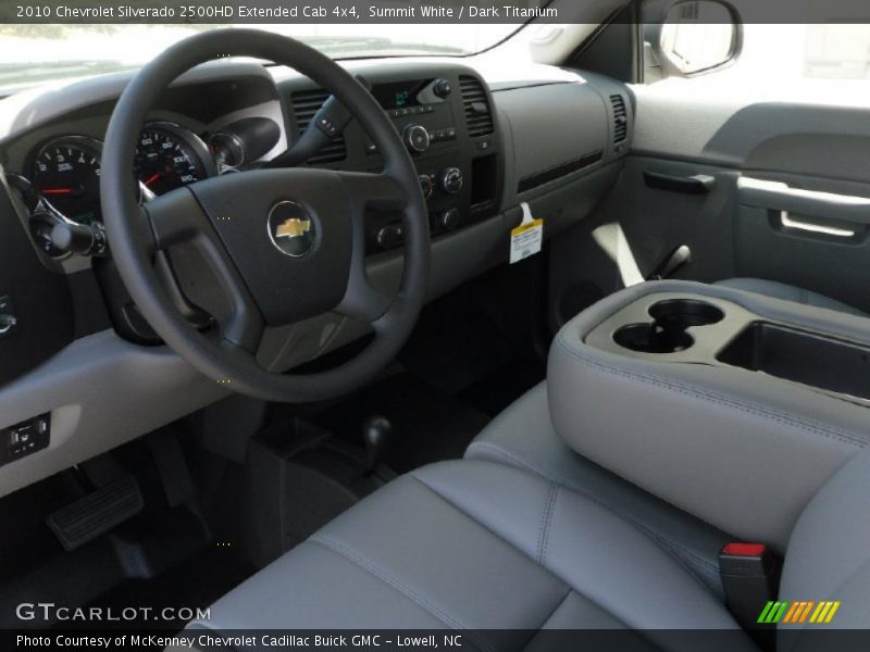 Summit White / Dark Titanium 2010 Chevrolet Silverado 2500HD Extended Cab 4x4