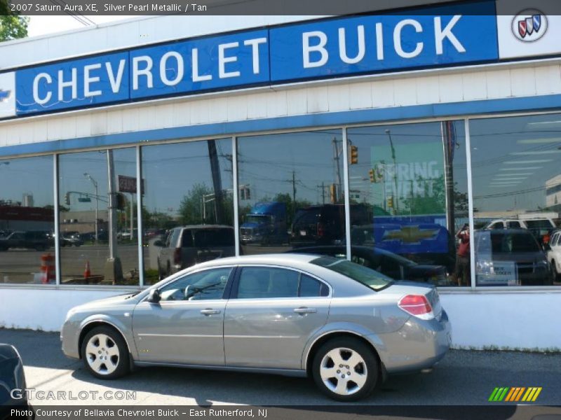 Silver Pearl Metallic / Tan 2007 Saturn Aura XE
