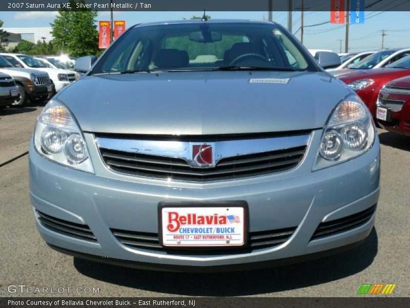Silver Pearl Metallic / Tan 2007 Saturn Aura XE