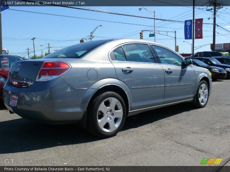 Silver Pearl Metallic / Tan 2007 Saturn Aura XE