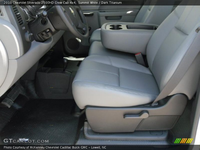 Summit White / Dark Titanium 2010 Chevrolet Silverado 2500HD Crew Cab 4x4