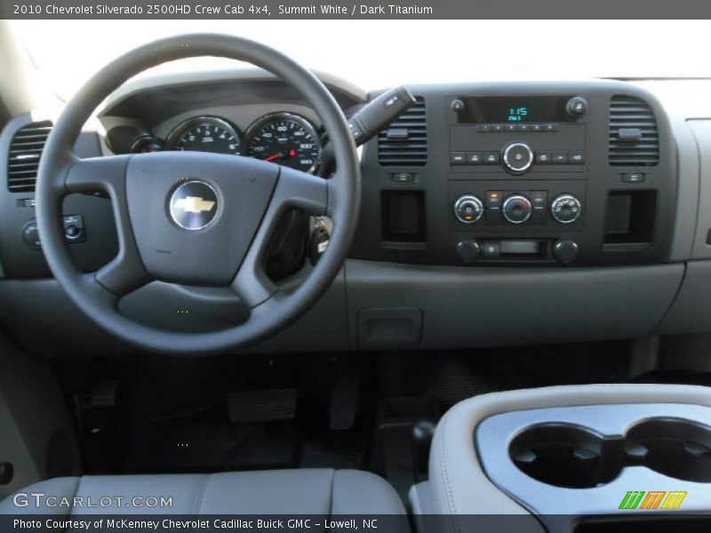 Summit White / Dark Titanium 2010 Chevrolet Silverado 2500HD Crew Cab 4x4