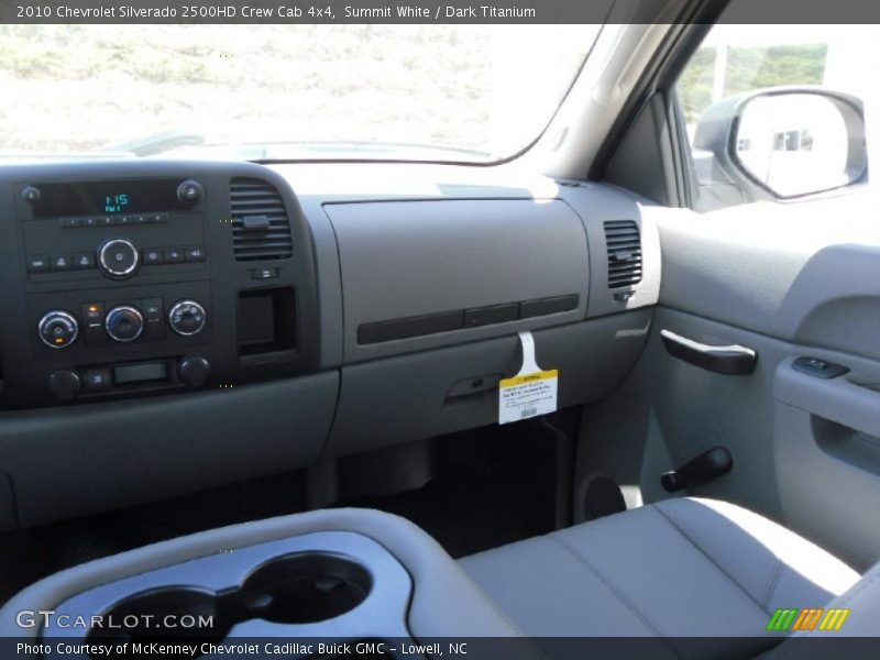Summit White / Dark Titanium 2010 Chevrolet Silverado 2500HD Crew Cab 4x4