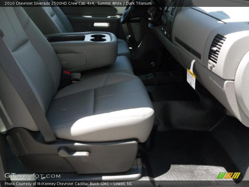 Summit White / Dark Titanium 2010 Chevrolet Silverado 2500HD Crew Cab 4x4