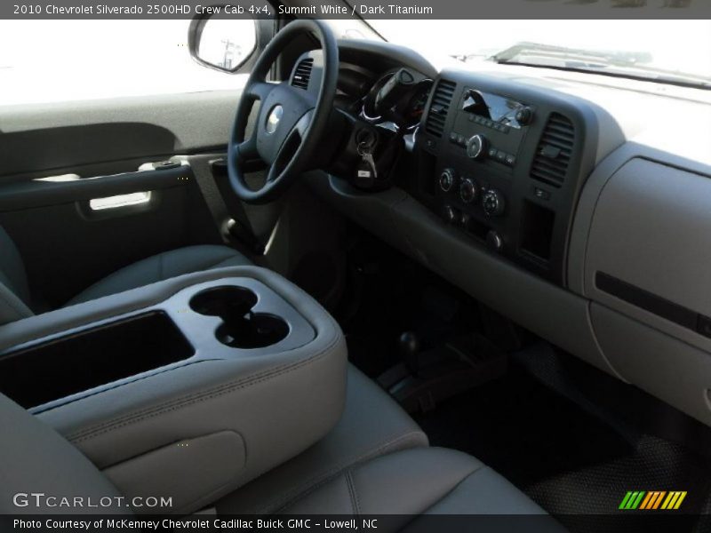 Summit White / Dark Titanium 2010 Chevrolet Silverado 2500HD Crew Cab 4x4