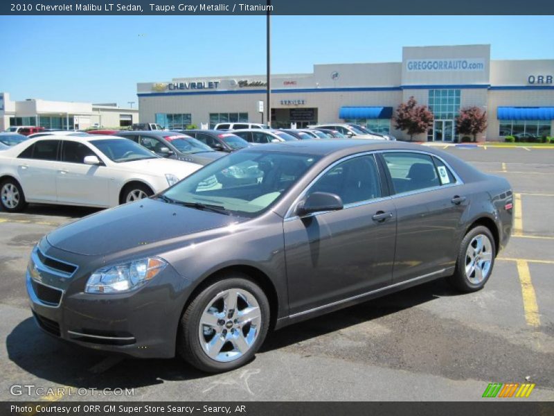 Taupe Gray Metallic / Titanium 2010 Chevrolet Malibu LT Sedan