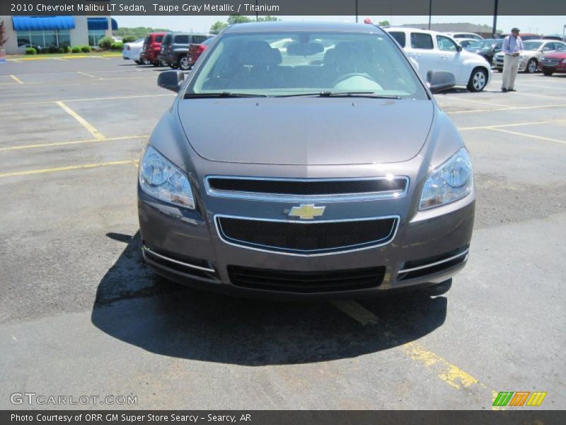 Taupe Gray Metallic / Titanium 2010 Chevrolet Malibu LT Sedan