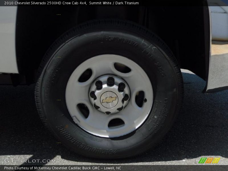 Summit White / Dark Titanium 2010 Chevrolet Silverado 2500HD Crew Cab 4x4