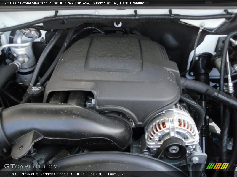 Summit White / Dark Titanium 2010 Chevrolet Silverado 2500HD Crew Cab 4x4
