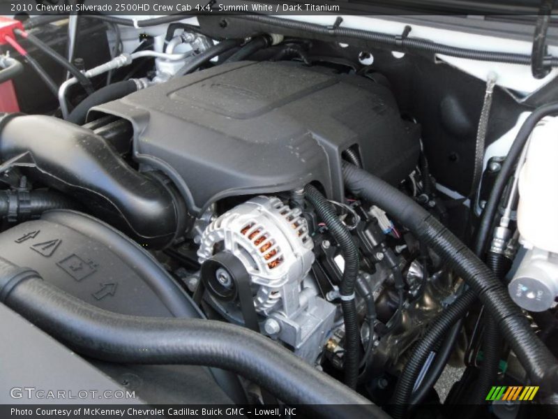 Summit White / Dark Titanium 2010 Chevrolet Silverado 2500HD Crew Cab 4x4