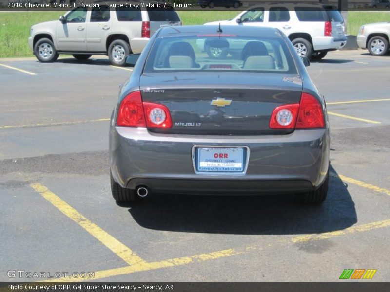 Taupe Gray Metallic / Titanium 2010 Chevrolet Malibu LT Sedan