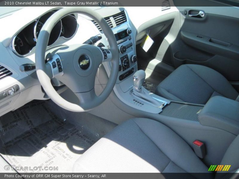 Taupe Gray Metallic / Titanium 2010 Chevrolet Malibu LT Sedan