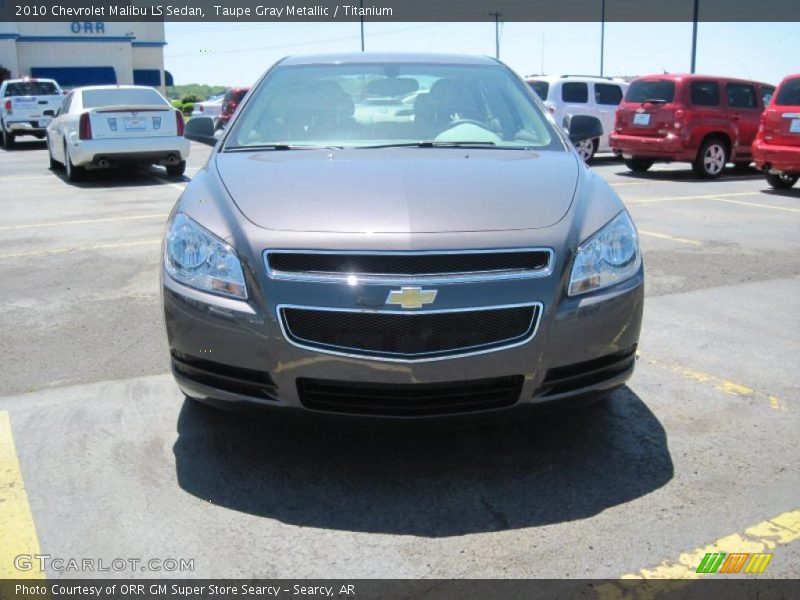 Taupe Gray Metallic / Titanium 2010 Chevrolet Malibu LS Sedan