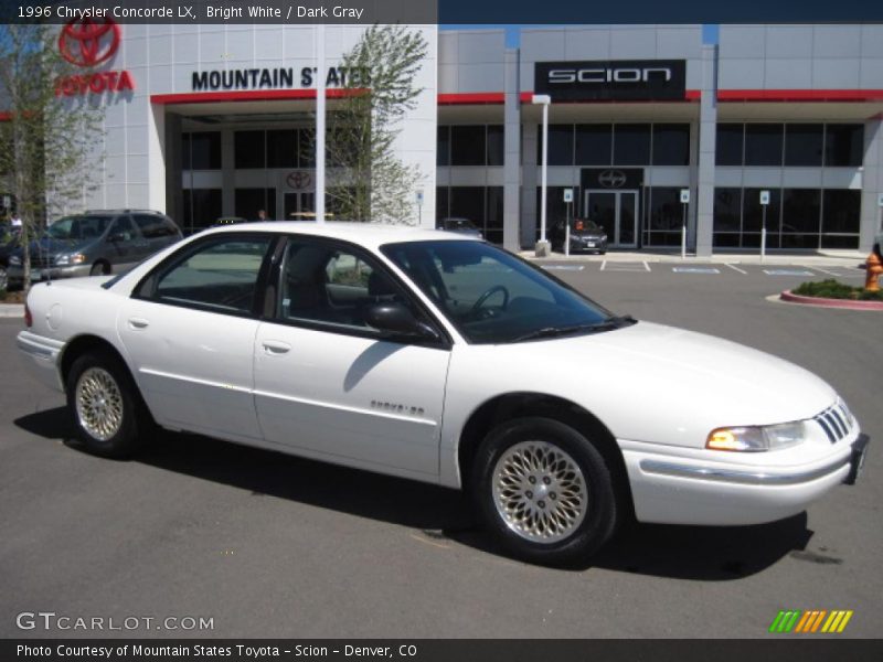 Bright White / Dark Gray 1996 Chrysler Concorde LX