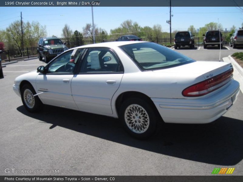 Bright White / Dark Gray 1996 Chrysler Concorde LX