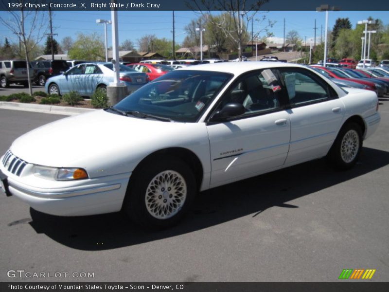 Bright White / Dark Gray 1996 Chrysler Concorde LX