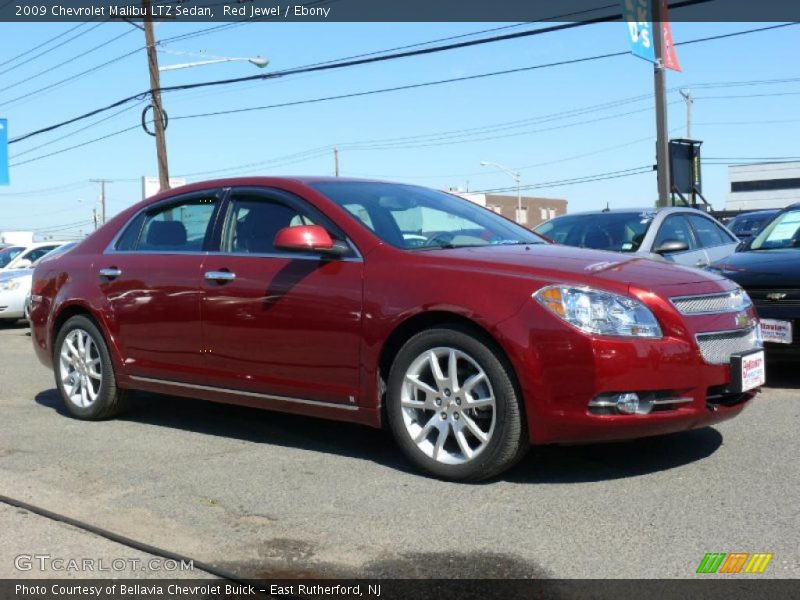 Red Jewel / Ebony 2009 Chevrolet Malibu LTZ Sedan
