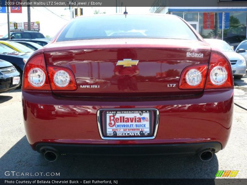 Red Jewel / Ebony 2009 Chevrolet Malibu LTZ Sedan