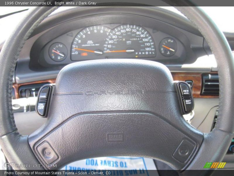 Bright White / Dark Gray 1996 Chrysler Concorde LX