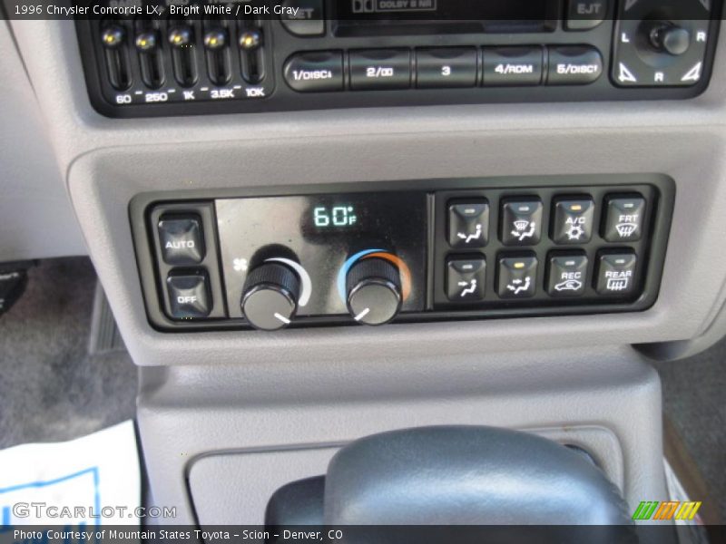 Bright White / Dark Gray 1996 Chrysler Concorde LX