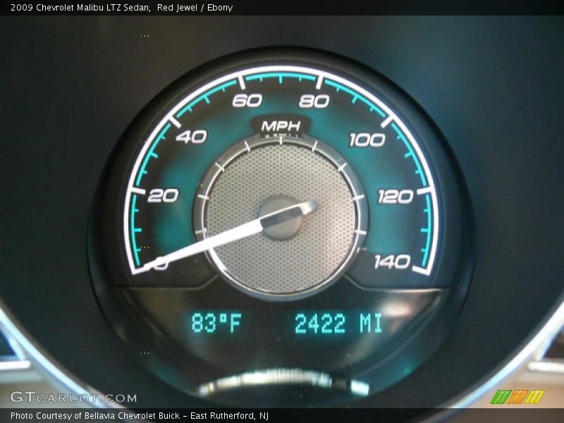 Red Jewel / Ebony 2009 Chevrolet Malibu LTZ Sedan