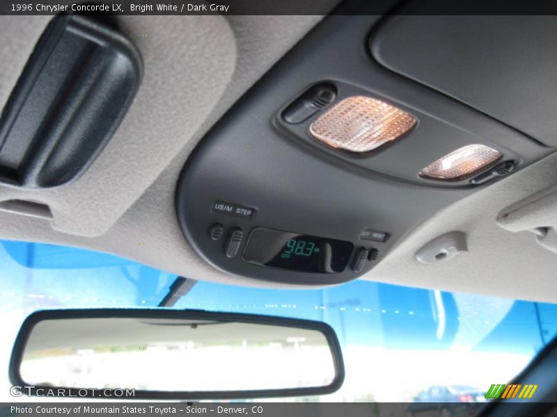 Bright White / Dark Gray 1996 Chrysler Concorde LX