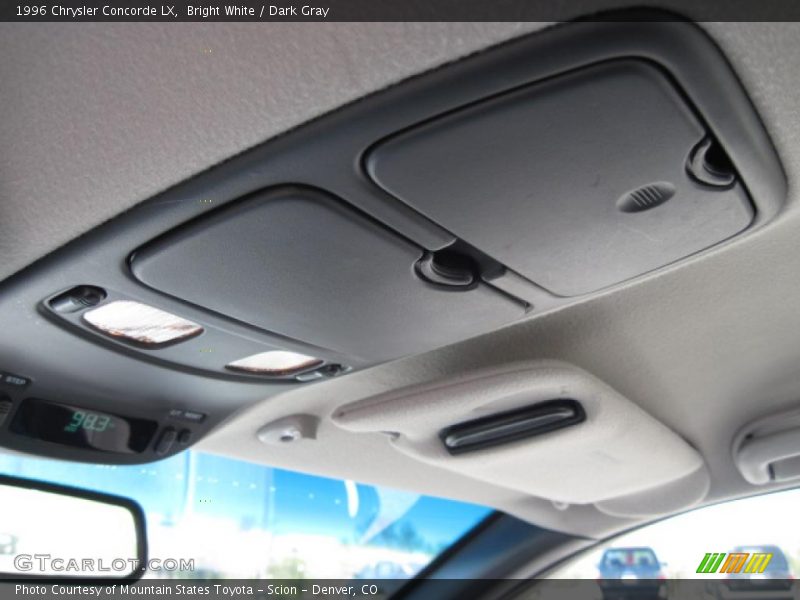 Bright White / Dark Gray 1996 Chrysler Concorde LX