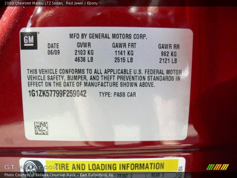 Red Jewel / Ebony 2009 Chevrolet Malibu LTZ Sedan