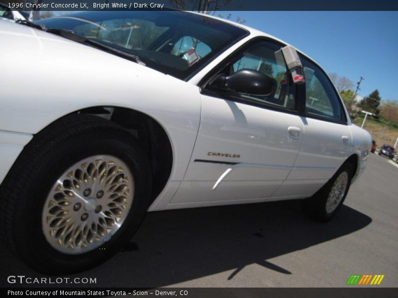 Bright White / Dark Gray 1996 Chrysler Concorde LX