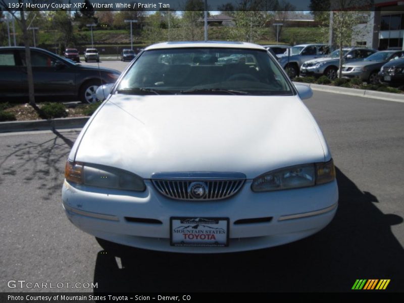 Vibrant White / Prairie Tan 1997 Mercury Cougar XR7