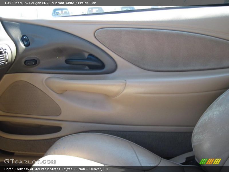 Vibrant White / Prairie Tan 1997 Mercury Cougar XR7
