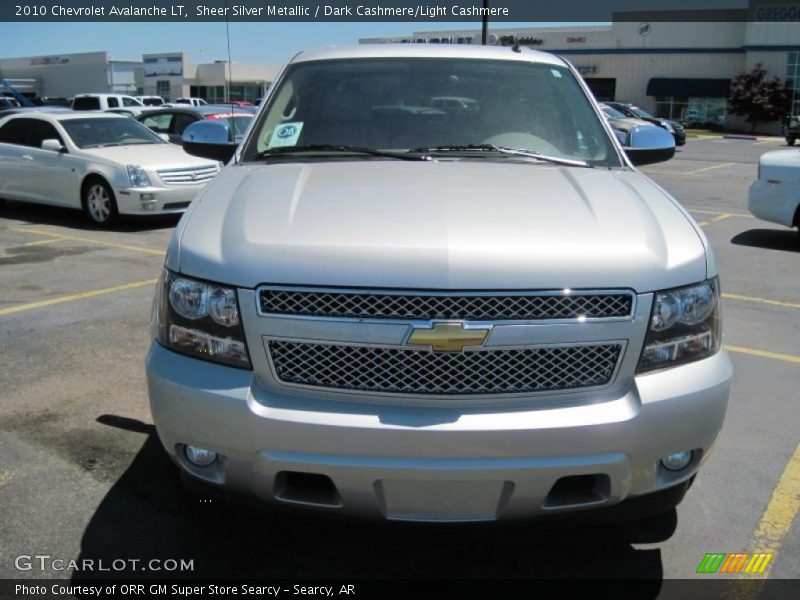 Sheer Silver Metallic / Dark Cashmere/Light Cashmere 2010 Chevrolet Avalanche LT