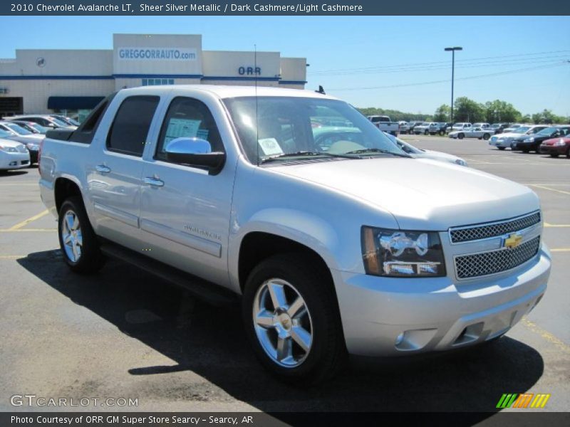 Sheer Silver Metallic / Dark Cashmere/Light Cashmere 2010 Chevrolet Avalanche LT