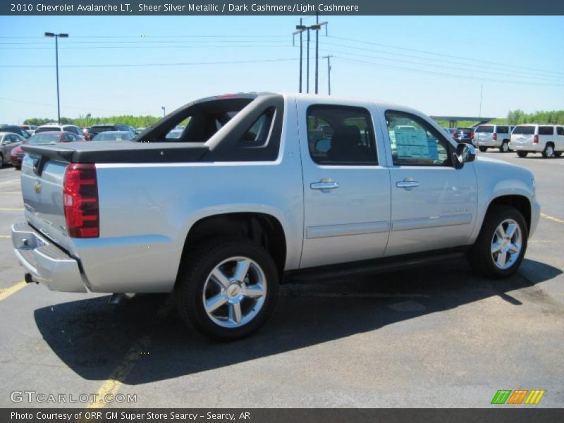 Sheer Silver Metallic / Dark Cashmere/Light Cashmere 2010 Chevrolet Avalanche LT