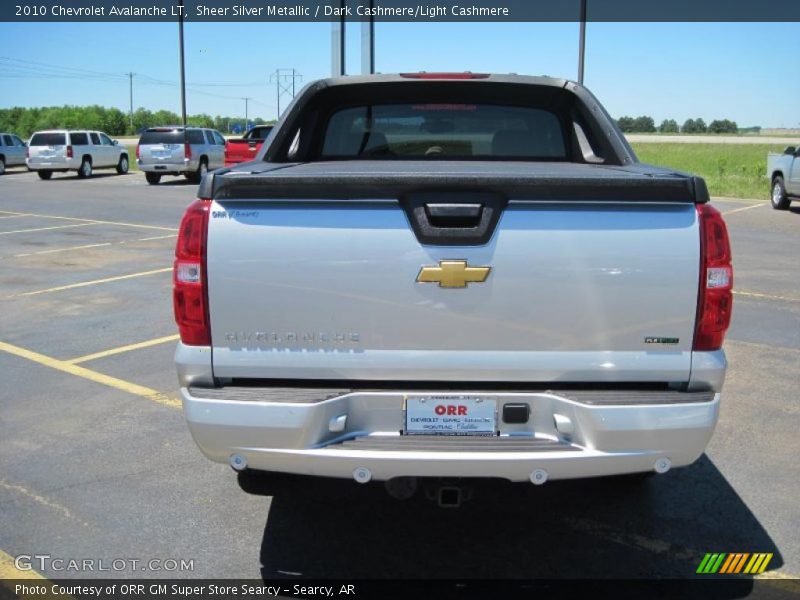Sheer Silver Metallic / Dark Cashmere/Light Cashmere 2010 Chevrolet Avalanche LT