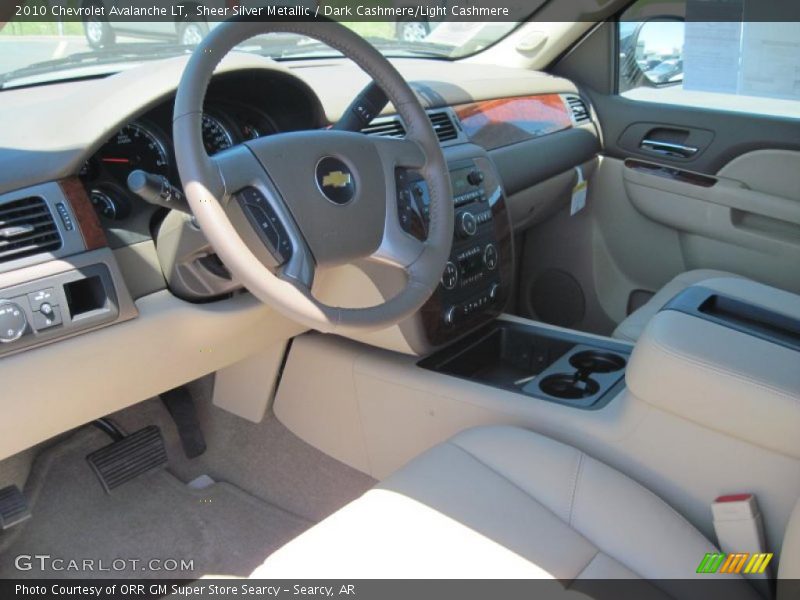 Sheer Silver Metallic / Dark Cashmere/Light Cashmere 2010 Chevrolet Avalanche LT
