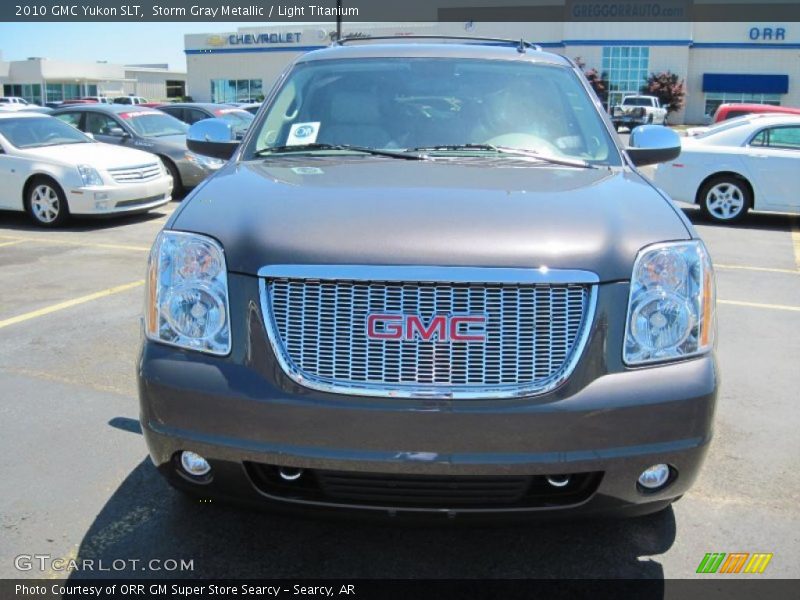 Storm Gray Metallic / Light Titanium 2010 GMC Yukon SLT