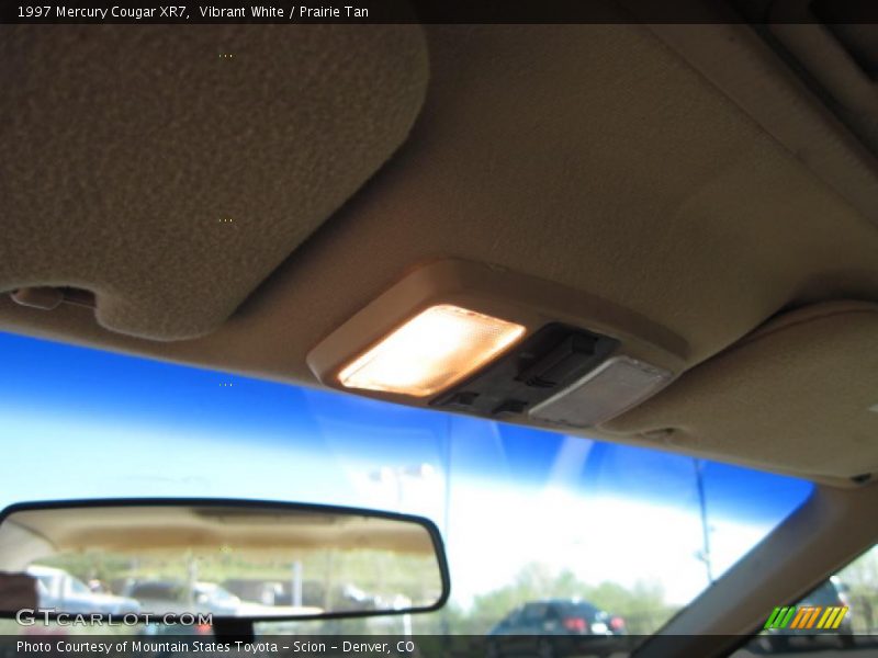 Vibrant White / Prairie Tan 1997 Mercury Cougar XR7