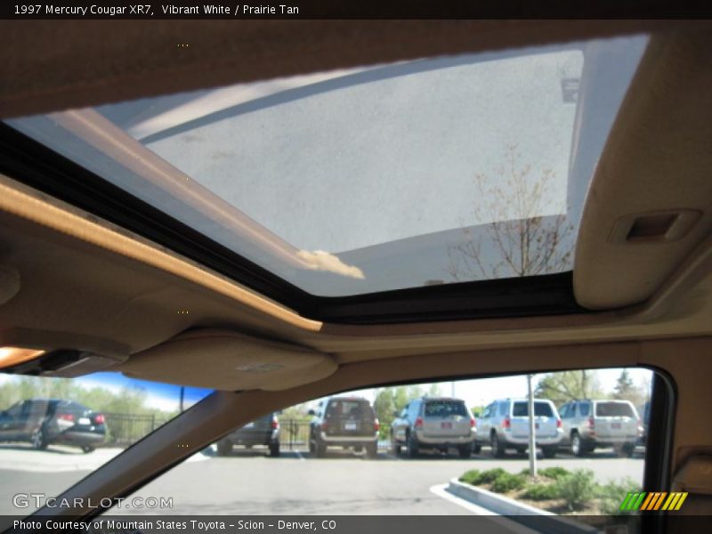 Vibrant White / Prairie Tan 1997 Mercury Cougar XR7