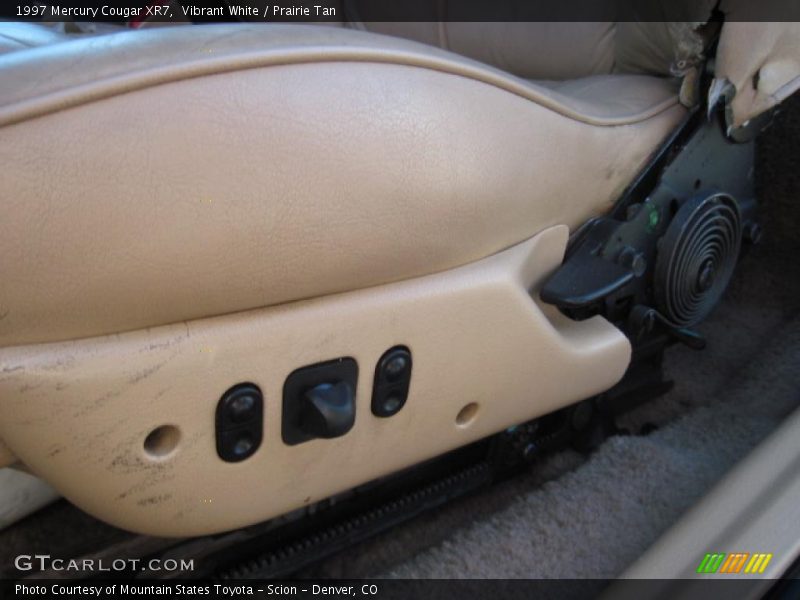 Vibrant White / Prairie Tan 1997 Mercury Cougar XR7